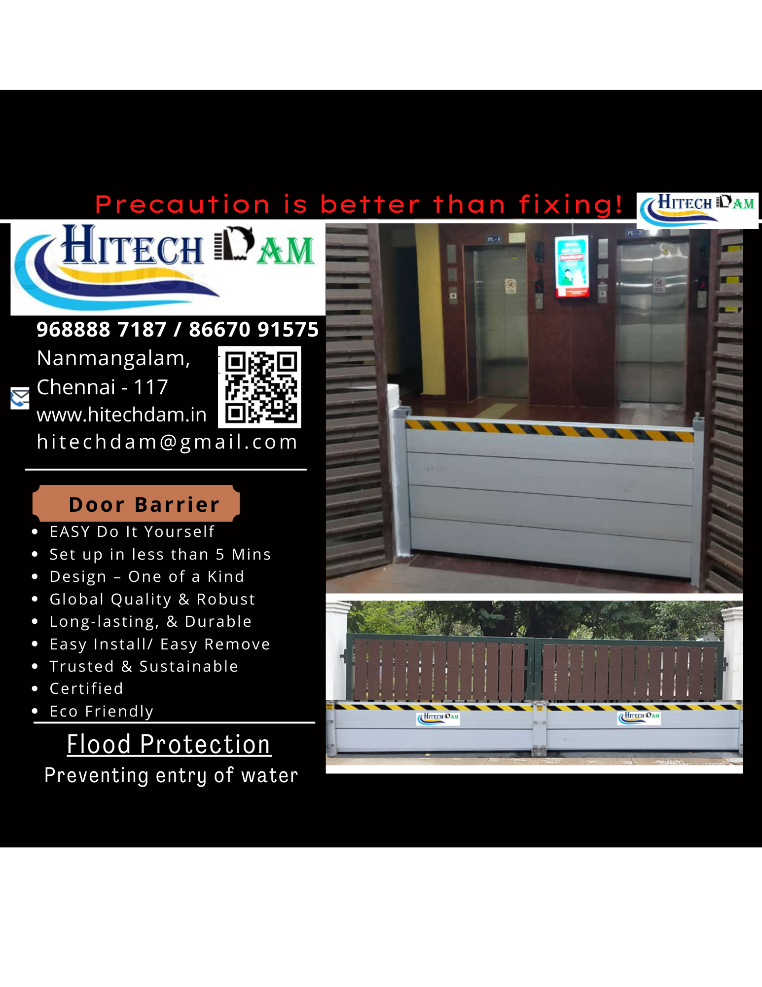 Aluminium Flood Barrier1